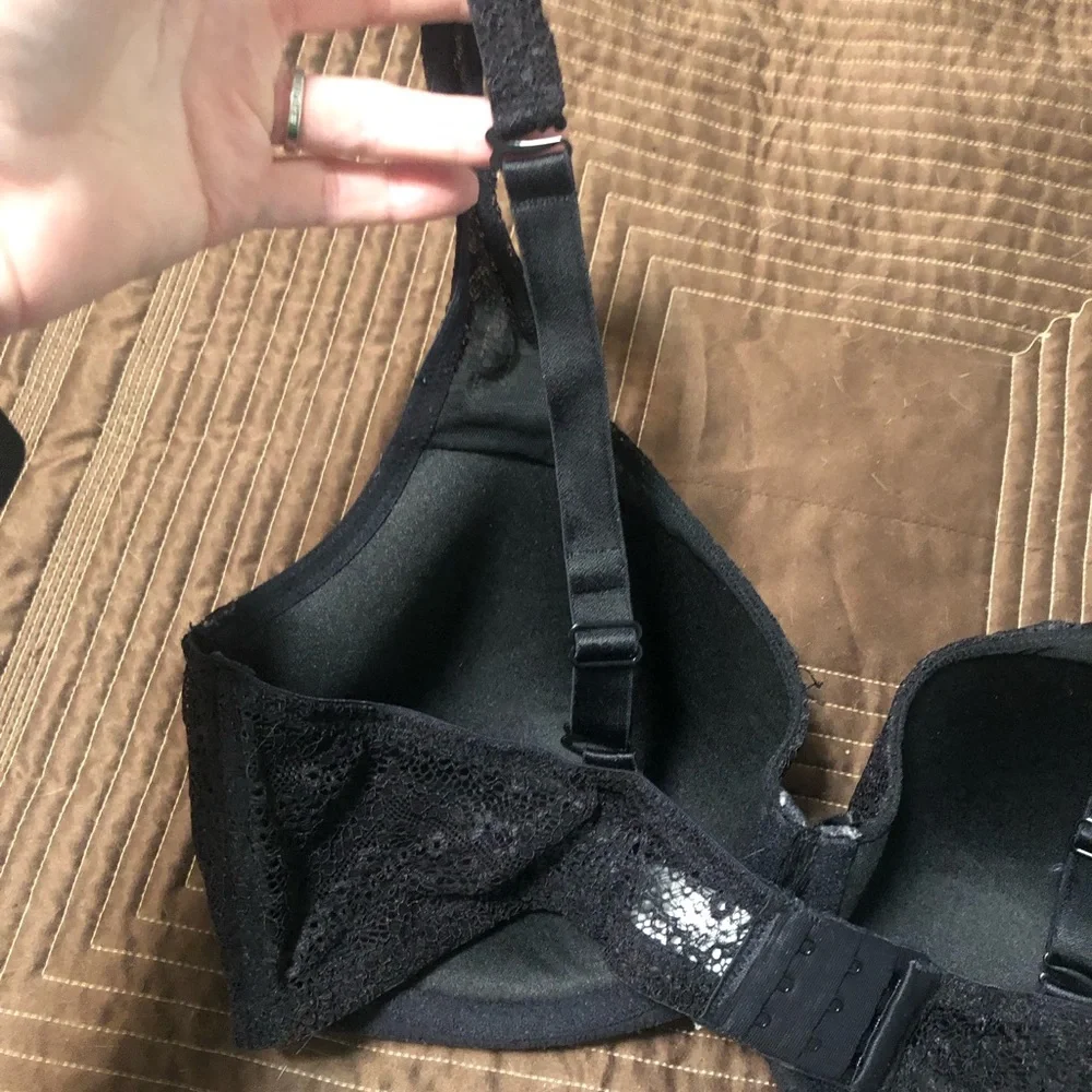 Lascana 38D black lace bra